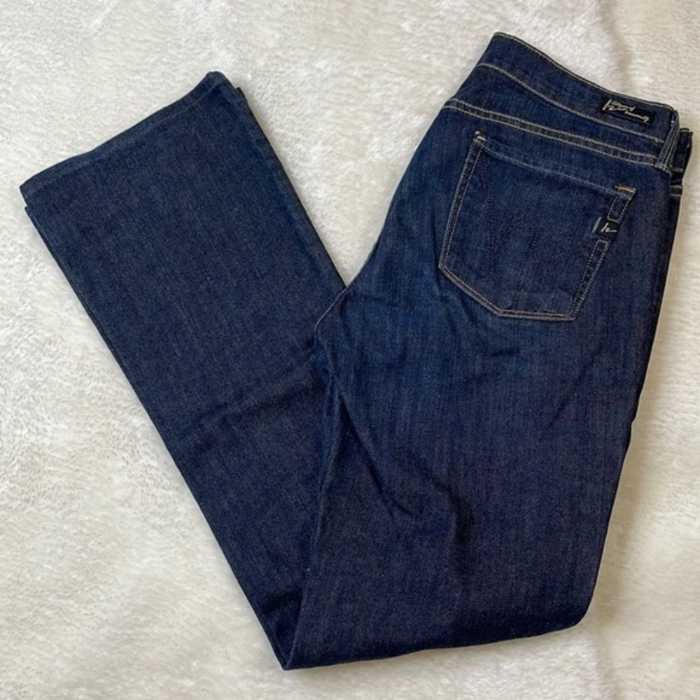 Citizens Of Humanity Dark Blue Boot Cut Jeans